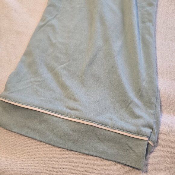 Born M Medium Lounge PJ Pants Sage Green Loungewear Pajama Drawstring GUC SOFT C - Picture 2 of 12